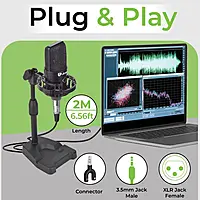 Ultraprolink UM1220 On-Air Cardioid Wired Microphone