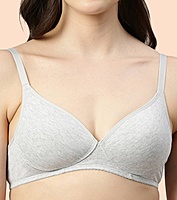 Enamor Supima Cotton Women's Plunge Lift Everyday T-Shirt Bra A039