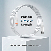 EVM C-018 USB A to USB C Cable - White