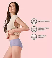 Enamor Flexi Free, Comfy Essentials, No Visible Panty Lines, All Day Comfort, Mid Waist Brief Panty- IP37