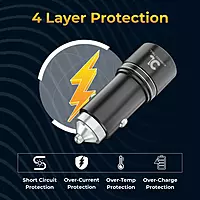 Just Corseca SSPEED JST976 145W Dual-Port Car Charger – Super Fast Charging | USB Ports
