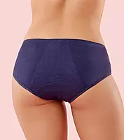 Enamor Bamboo Cotton Period Panty - Mid Waist, Full Back Coverage, Extended Protective Lining with Extra Layer at the Crotch IP12