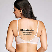 Nykaa Breathe Cotton Triangle Cup Padded Non Wired T-Shirt Bra NYB003 