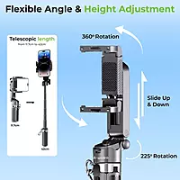 UltraProlink UM1267 - Snap-Z Two Ultra Compact Selfie Stick & Tripod
