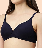 Enamor Supima Cotton Women's Plunge Lift Everyday T-Shirt Bra A039