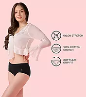 Enamor Flexi Free, Comfy Essentials, No Visible Panty Lines, All Day Comfort, Mid Waist Brief Panty- IP37
