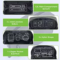 Ultraprolink UM1229GRN Transit Smart Storage Pouch & Organizer