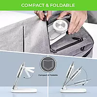 UltraProlink UM1006CRWHT - Vylis Crystal 3 in 1 Wireless Charging Dock with Adapter