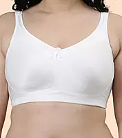 Enamor Hidden X-Frame and Smoothening Full Support Everyday Bra - Jiggle control, Non Padded, Wirefree, Full Coverage - FB12