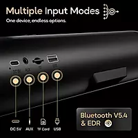 Vibex LOX-006 30W RMS Bluetooth Soundbar – LED Display | Clock | RGB Lights