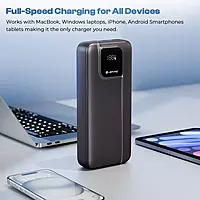 Bravo AXM-023 27000mAh 65W Laptop Power Bank – Type-C PD | USB Output | Fast Charge