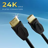 Lapcare High-Speed HDMI 1.4 Cable – 1.5m | Ethernet Support | 3D & True Ultra HD | Audio & Video Cable