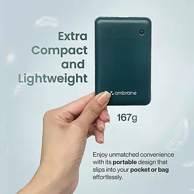 Power Bank Ambrane PocketCharge 10000 mah Green Power Bank Ambrane PocketCharge 10000 mah Green
