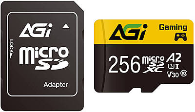AGI Supreme MicroSDXC Memory Card, 256 GB, TF138