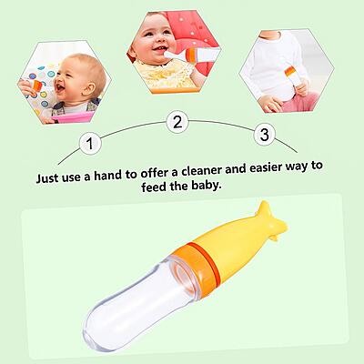 Silicone Squeeze Spoon Feeder