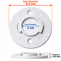 CP Plus Camera Stand , Camera Wall Mount Stand, Replacement Base for Cameras, Easy Installation, Durable Mounting Base for Home & Office