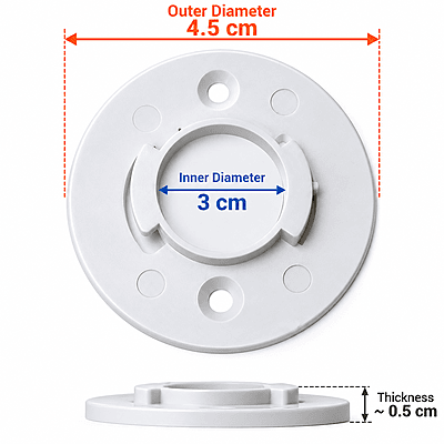 CP Plus Camera Stand , Camera Wall Mount Stand, Replacement Base for Cameras, Easy Installation, Durable Mounting Base for Home & Office
