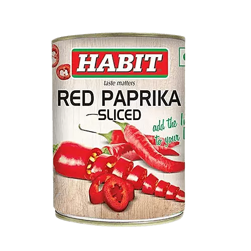 Habit - Red Paprika Sliced 2.9 Kg