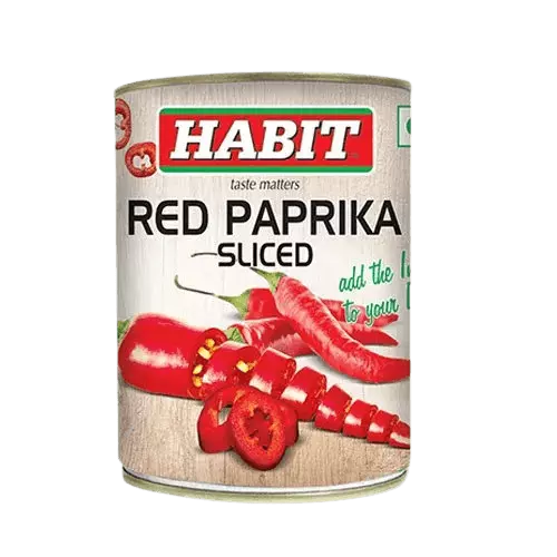 Habit - Red Paprika Sliced 2.9 Kg