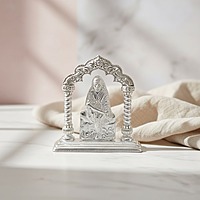 Silver Lord Saibaba Idol
