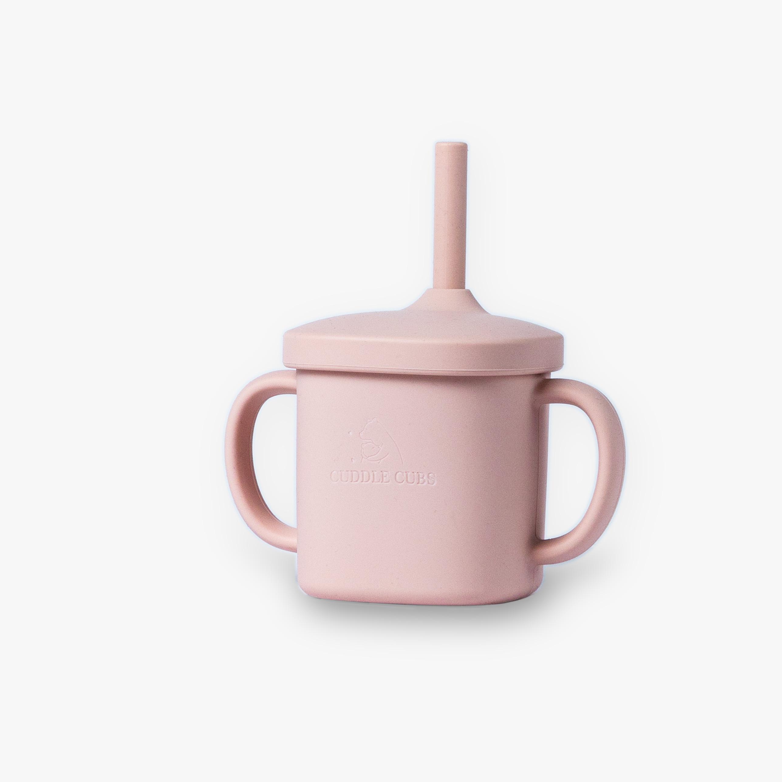 Cuddle Cubs BPA Free Baby Feeding Set - 7pc Silicone Meal kit - Pink Cuddle Cubs BPA Free Baby Feeding Set - 7pc Silicone Meal kit - Pink