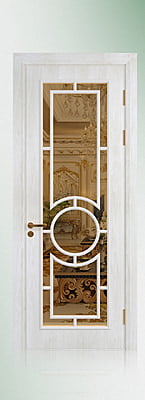 Modern Glass Panel HDHMR Moulding Door Modern Glass Panel HDHMR Moulding Door