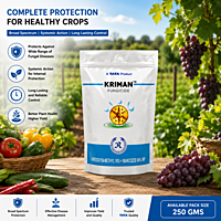 Tata Rallis KRIMAN® Fungicide (Kresoxim-methyl 18% + Mancozeb 54% WP) | Vetrivel Agro Services