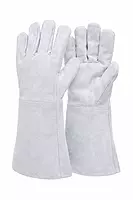 HAND GLOVES MADE OF THICK CANVAS + LEATHER
