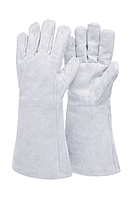 HAND GLOVES MADE OF THICK CANVAS + LEATHER