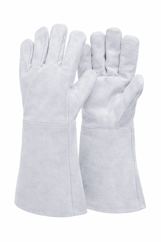 HAND GLOVES MADE OF THICK CANVAS + LEATHER