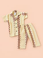 Cozy Textured Cotton Co-ord Set - (Assorted Colours) Cozy Textured Cotton Co-ord Set - (Assorted Colours)