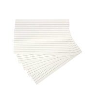 Pack of 100 White Ruled 5x3" Record Cards – Lined Study Index Cards for Notes, Revision
