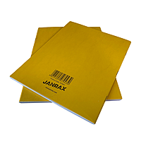 Janrax 9x7"" Yellow 80 Pages Feint and Ruled Exercise Book