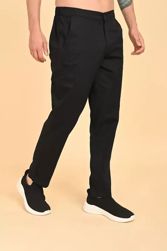 Men's Ethnic Trouser's - Black