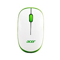 Acer Wireless Optical Mouse – 1600 DPI  2.4GHz  Ambidextrous  White & Green