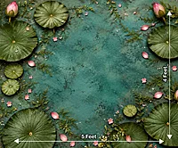 Lotus leaf - 4x5 Feet