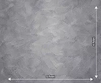 Painterly Grey Concrete Texture - 4x5 Feet