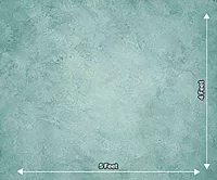 Soft Teal Mottled Plaster Texture - 4x5 Feet