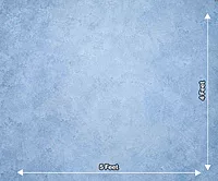 Soft Teal blue - 4x5 Feet