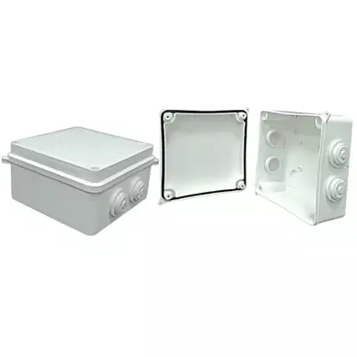 5X5 PVC Square Junction Box for CCTV - Waterproof 5X5 PVC Square Junction Box for CCTV - Waterproof