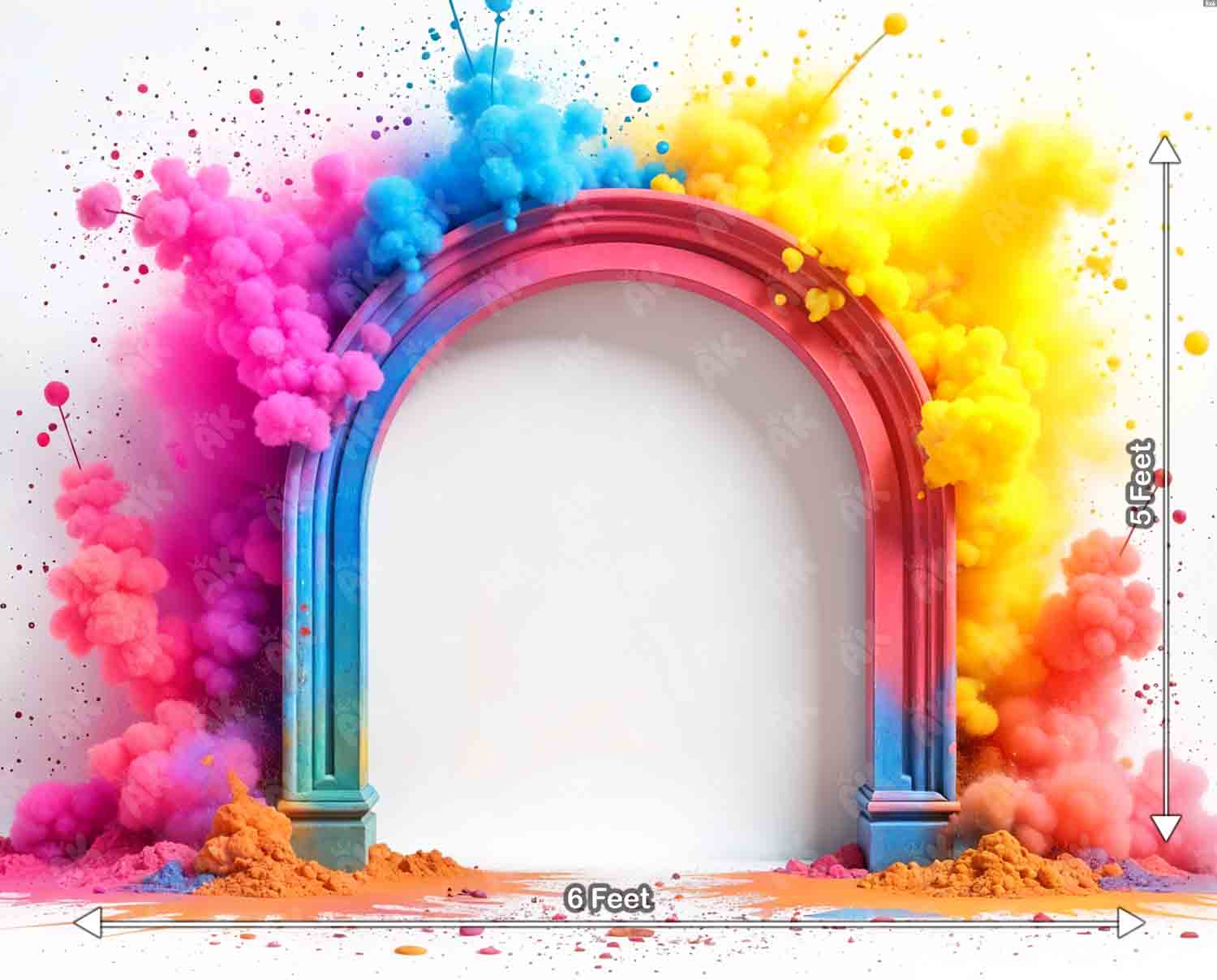 Holi Backdrop - Type 1 (PRE-ORDER)