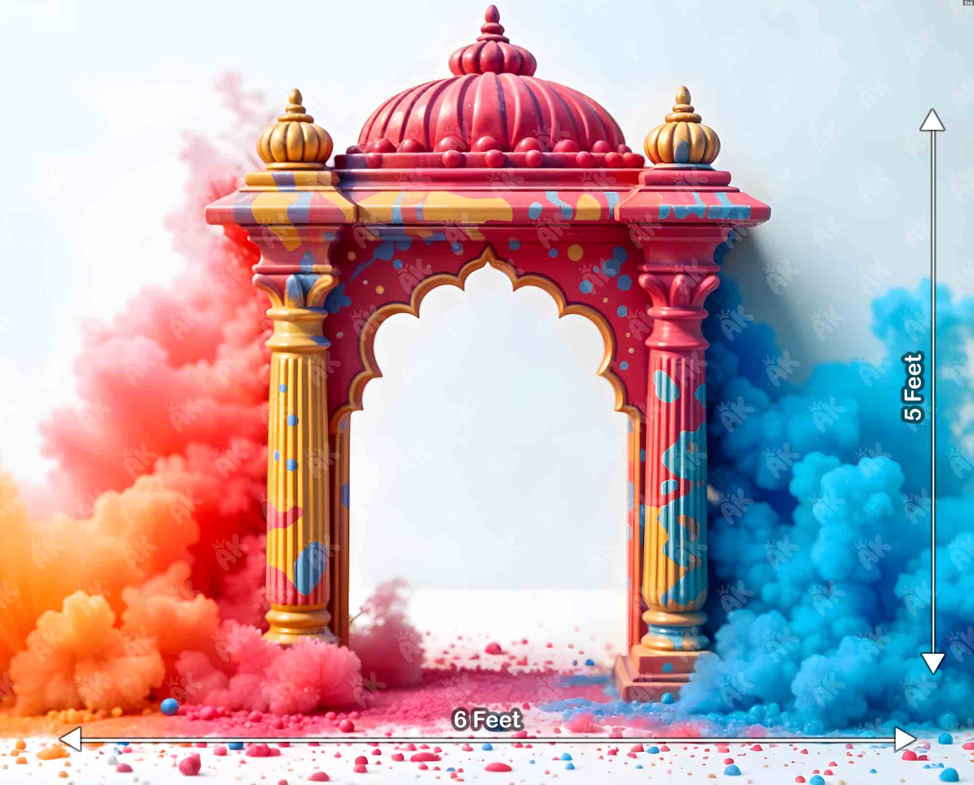 Holi Backdrop - Type 2 (PRE-ORDER)