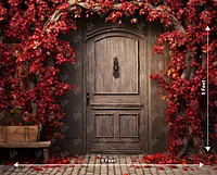 Red Bloomy Door (PRE-ORDER)