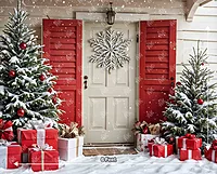 Snowy Cottage Door (PRE-ORDER)