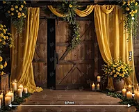 Yellow Curtain Doorway (PRE-ORDER)