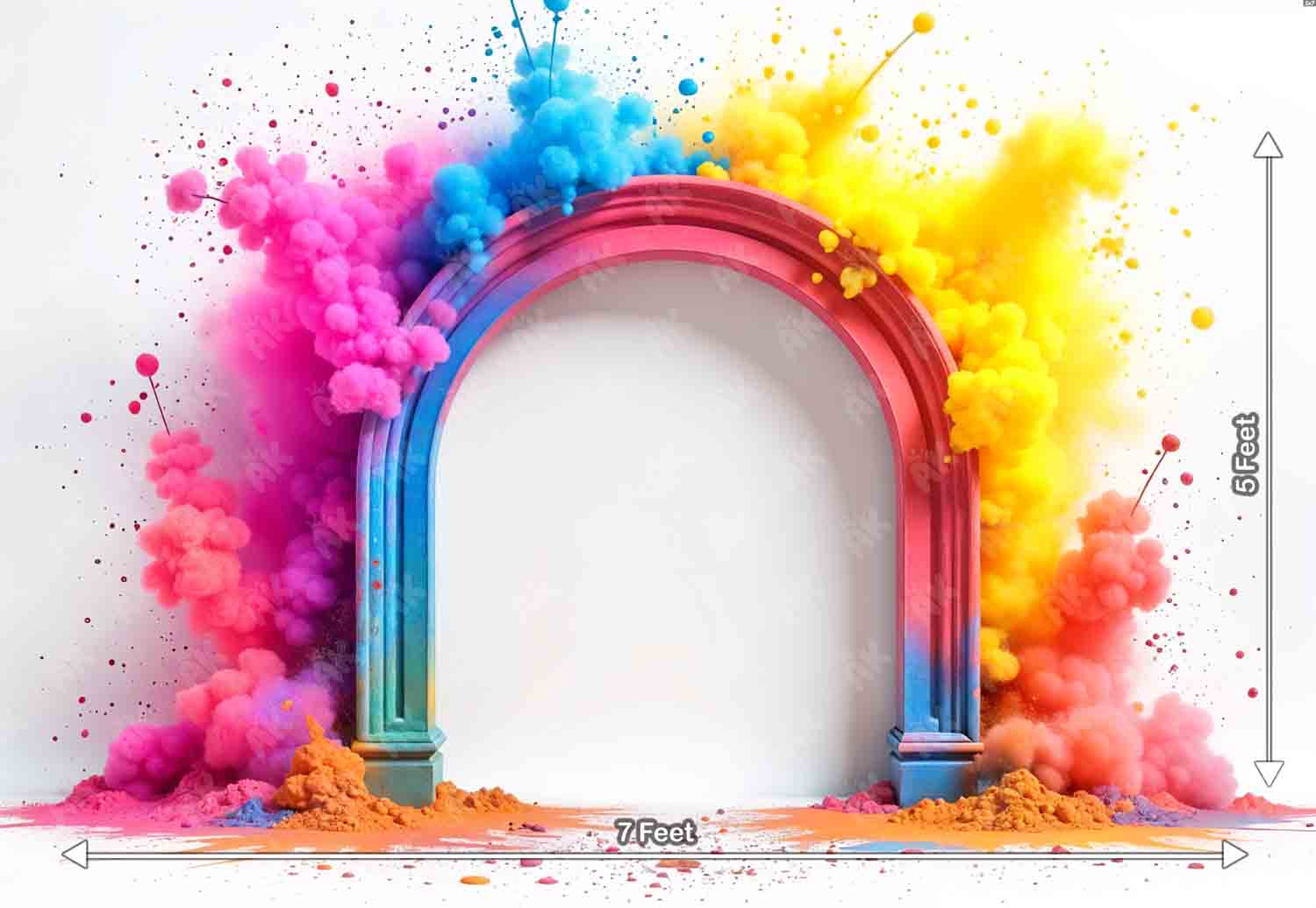 Holi Backdrop - Type 1 (PRE-ORDER)