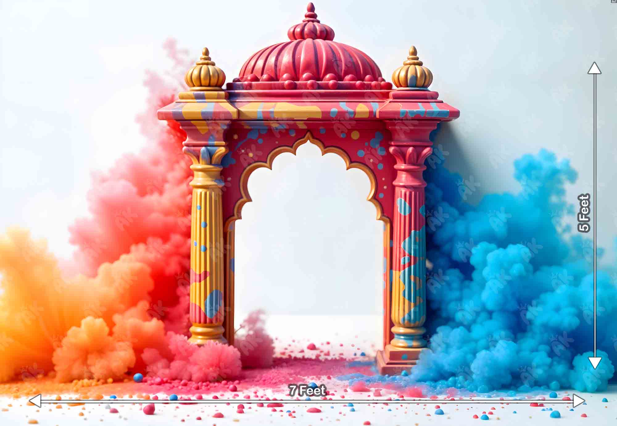 Holi Backdrop - Type 2 (PRE-ORDER)