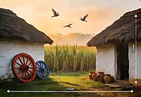 Village Harmony -  5x7 Feet