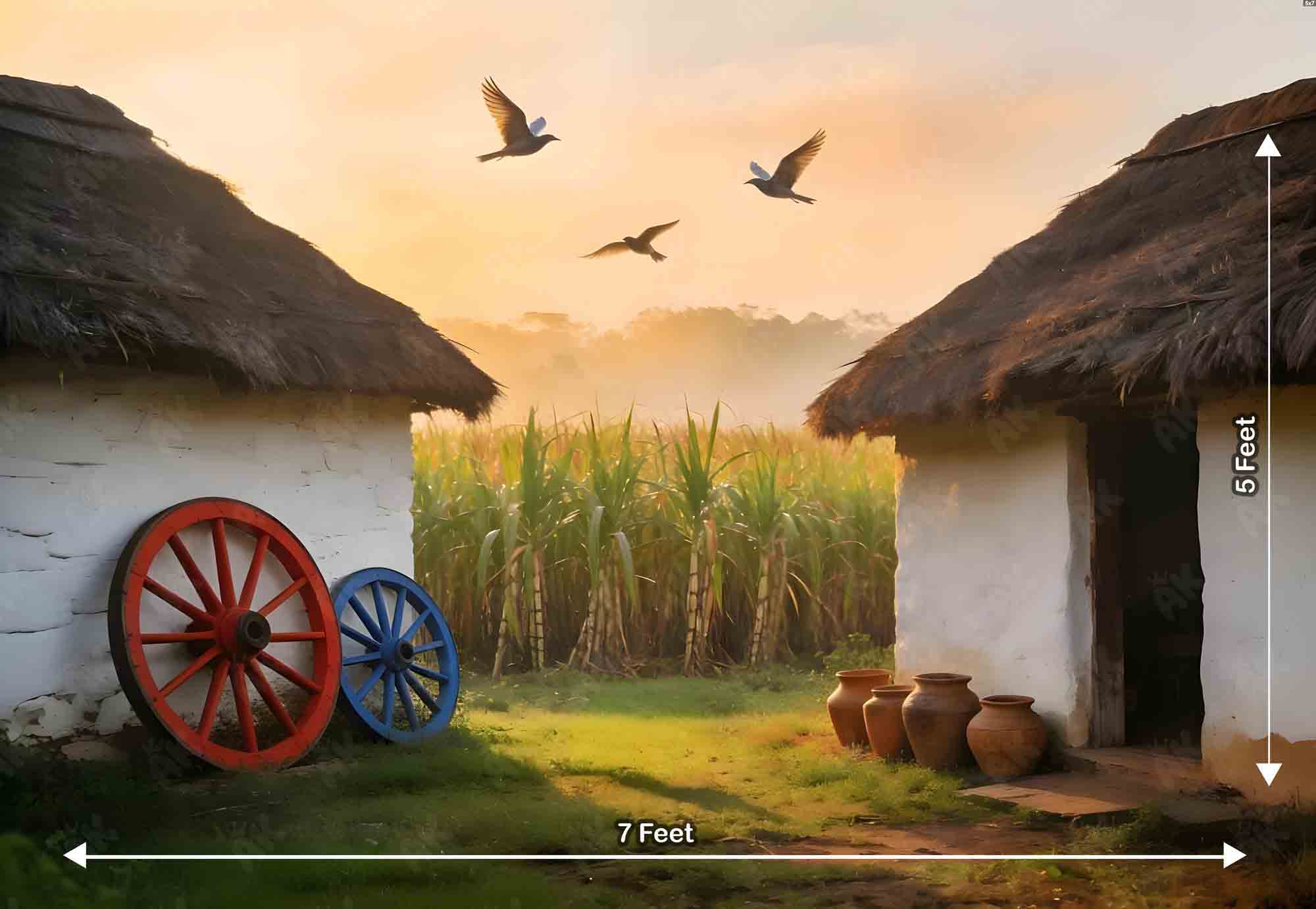 Village Harmony -  5x7 Feet