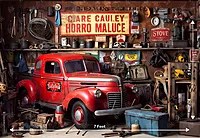 Vintage Car Garage (PRE-ORDER)